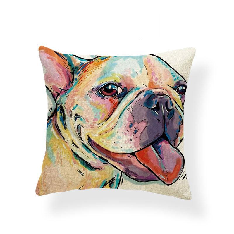 Dog Series Linen Cushions