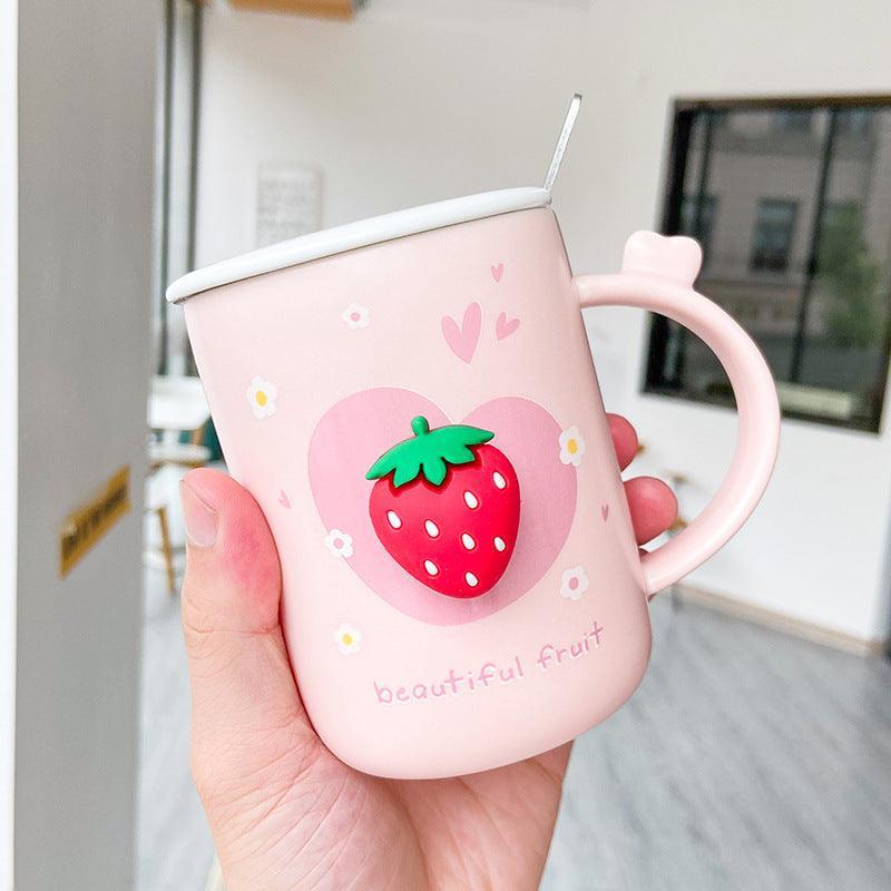 Chick Heart Strawberry Mug