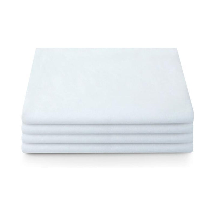 Standard White Bed Pure White Bed Sheet Cotton Single Bed Sheet