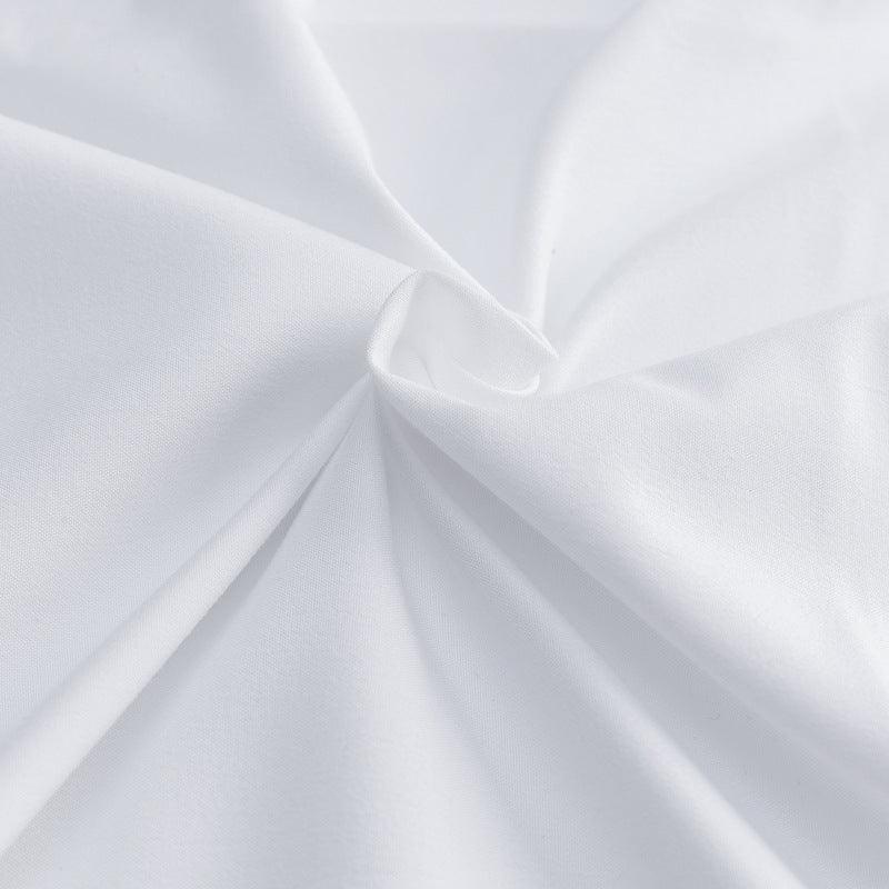 Standard White Bed Pure White Bed Sheet Cotton Single Bed Sheet