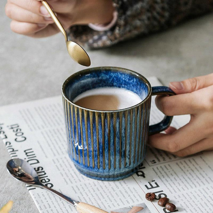 Ceramic Simple Retro Mug Couple Coffee Cup