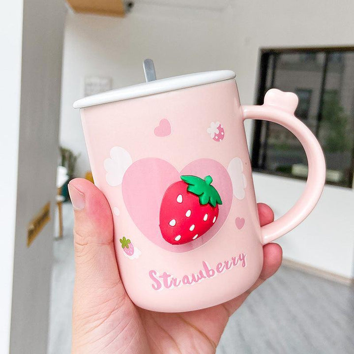 Chick Heart Strawberry Mug