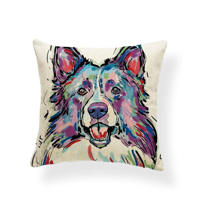 Dog Series Linen Cushions