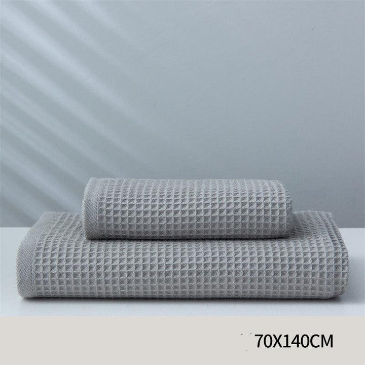 Pure Cotton Japanese-style Absorbent Household Honeycomb Pattern Towel