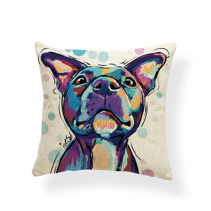 Dog Series Linen Cushions