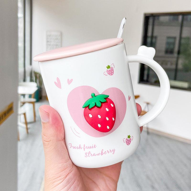 Chick Heart Strawberry Mug