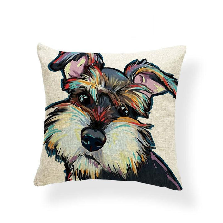 Dog Series Linen Cushions