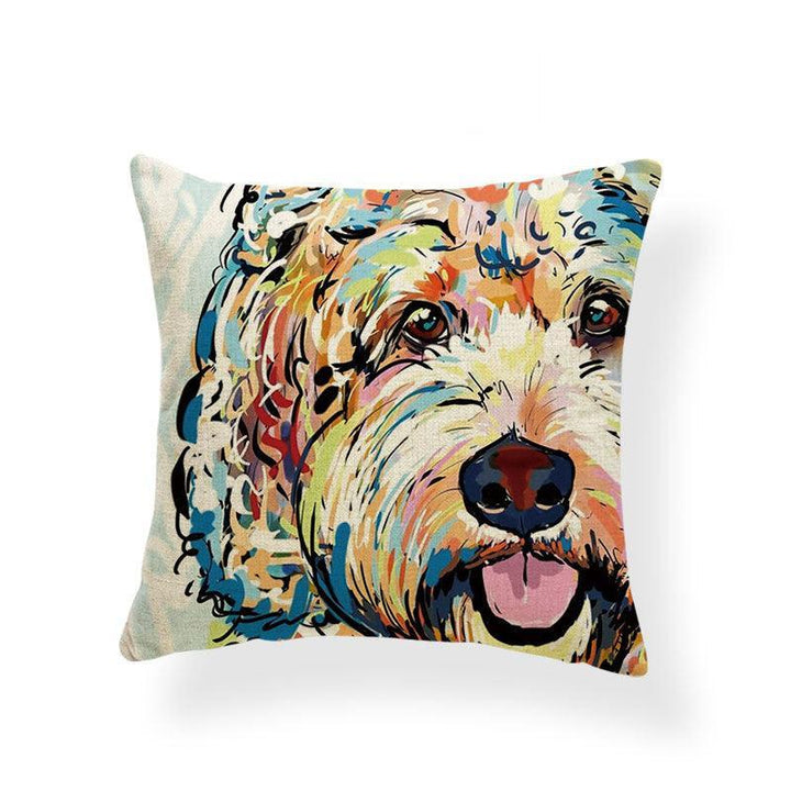 Dog Series Linen Cushions