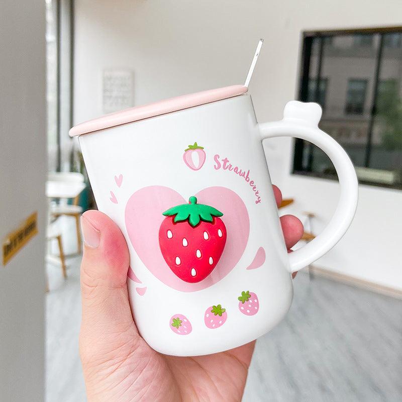 Chick Heart Strawberry Mug