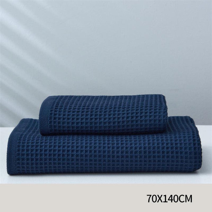 Pure Cotton Japanese-style Absorbent Household Honeycomb Pattern Towel