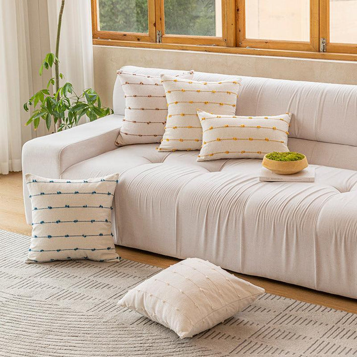 Home Fashion Simple Cotton Blype Sofa And Bed Cushions Pillow Cover